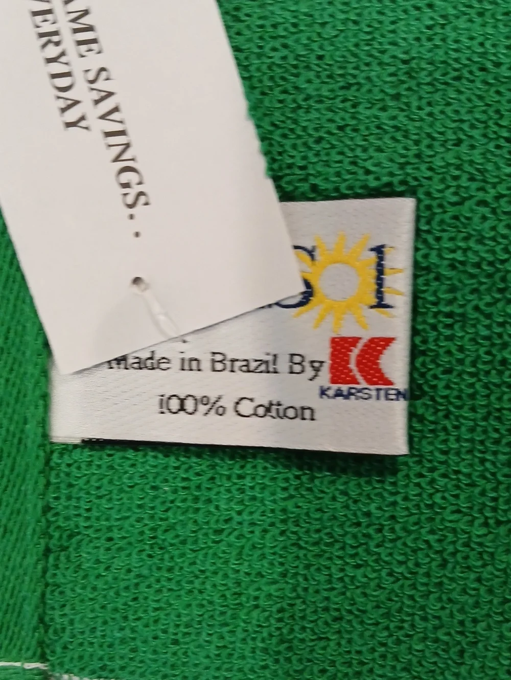 Watermelon Beach Towel 100% Cotton TerriSol Made In Brazil By Karsten 33.5x66